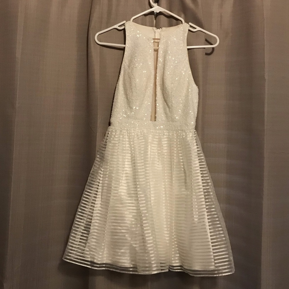 A cocktail dress